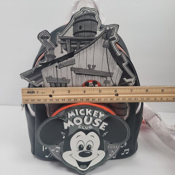 Loungefly Disney100 Mickey Mouse Club Mini Backpack NEW - Picture 8 of 8